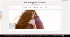 Desktop Screenshot of miliephotographedelinstant.com